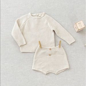 QUINCY MAE SUMMER KNIT SET | NATURAL